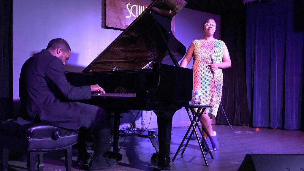 Sullivan Fortner and Cecile McLorin Salvant at Scullers Jazz Club in Boston